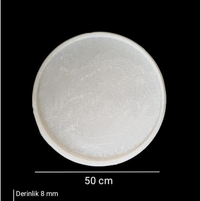 50 cm - Yuvarlak Tepsi Kalıbı - SNT-T137 (inci)