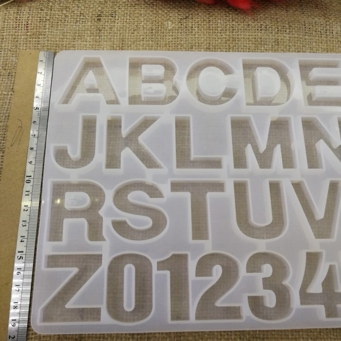 1Adet Harf Reçine Epoksi Kalıbı -Kod:220