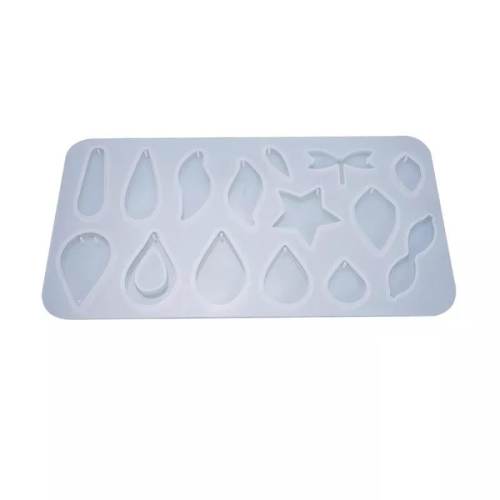 Çoklu  Kolye Küpe Silikon Reçine Epoksi Kalıp -Kod:277