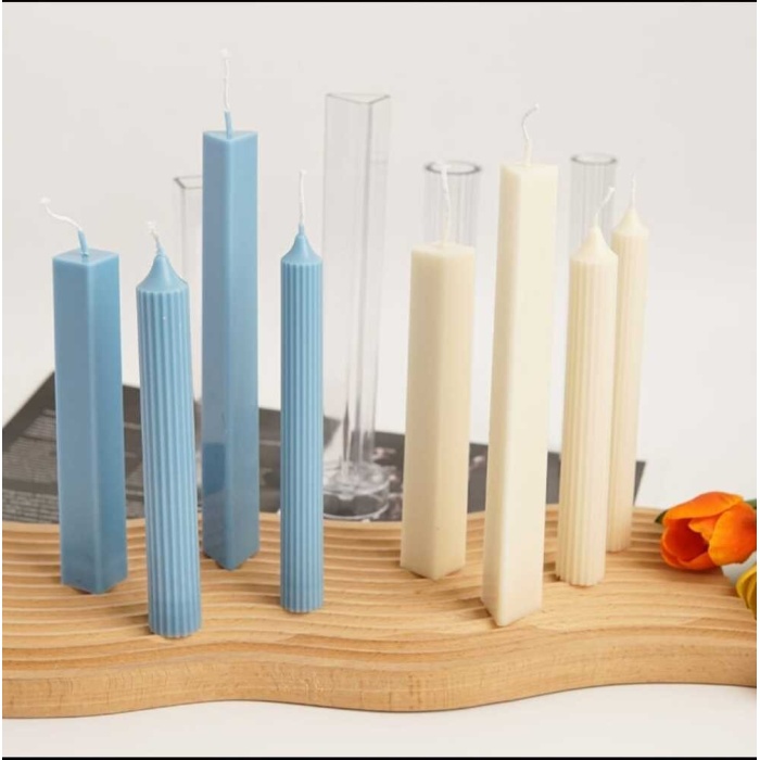 Uzun Üçgen Mika  Mum Kalıbı -Mika Model: