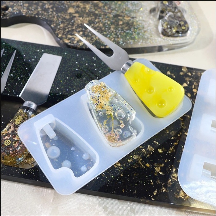 Peynir Bıçağı Silikon Seti - Hobi Silikon Kalıbı -Kod:459/Set:1