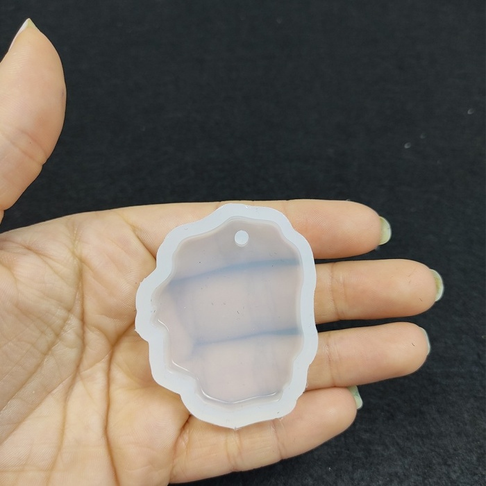 Reçine Epoksi Kalıp Kolye Anahtarlık Bulut  A-21