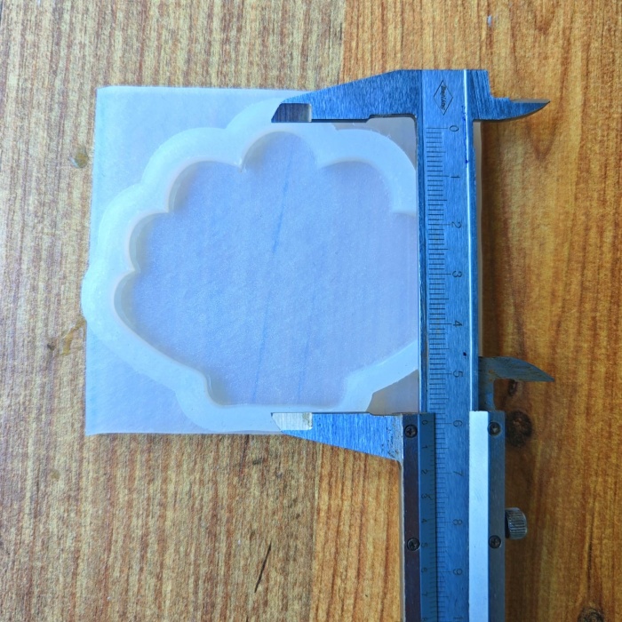 Mutlu Midye Hobi Silikon Kalıbı - SNTM178 (inci)