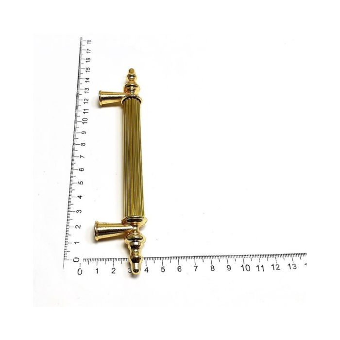 Tepsi Epoksi Kalıp Kulpu  - Metal Tırtıklı Gold