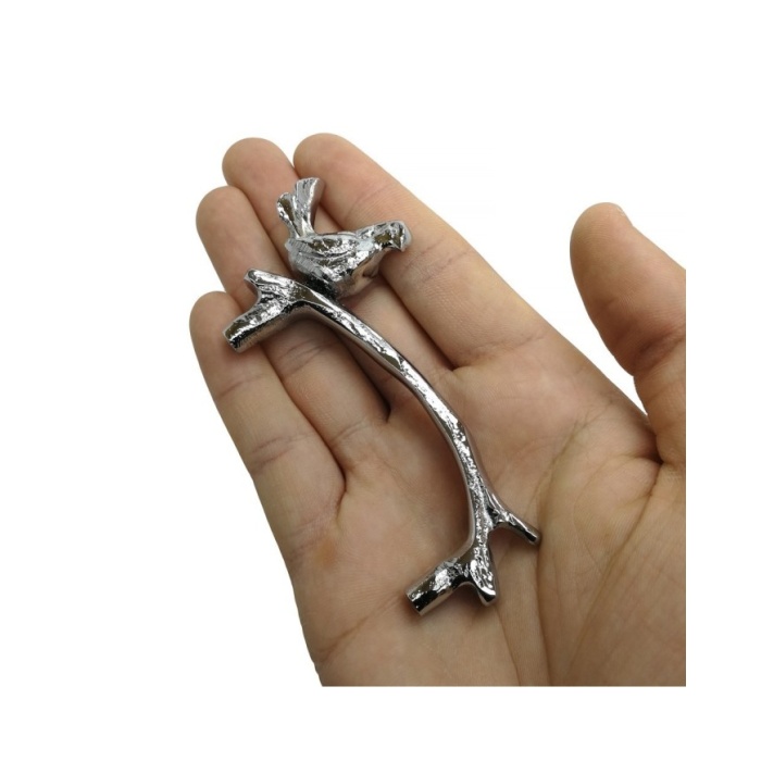 Epoksi Tepsi Kulbu Gümüş Dal Model - 1 Adet