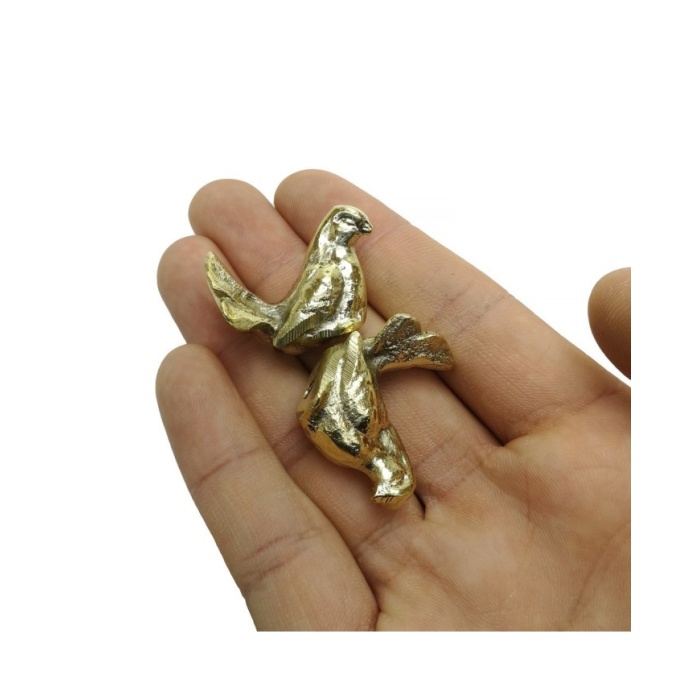 Epoksi Tepsi Kulbu Başlığı Kuş Gold Model Bir Çift