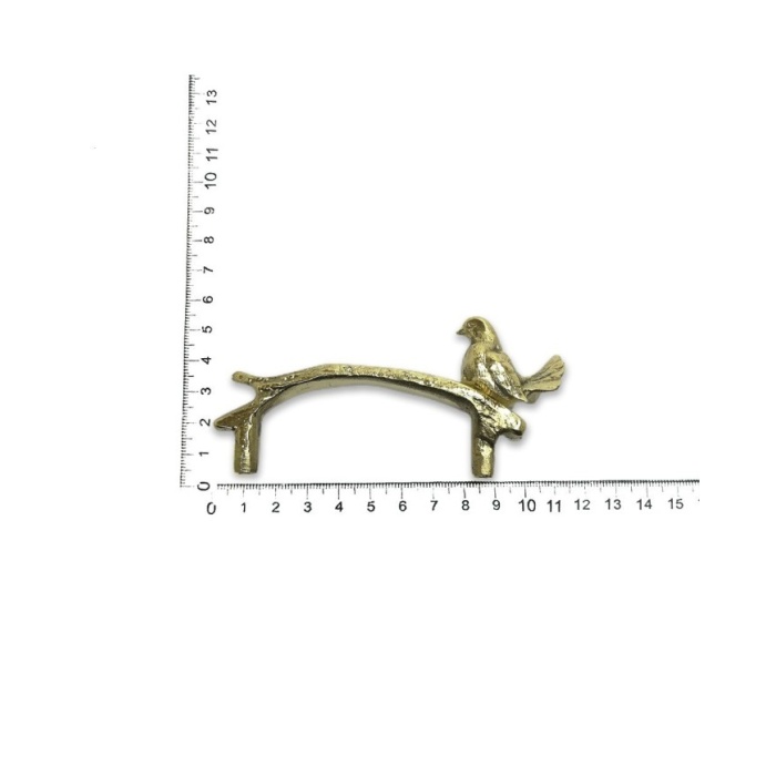 Epoksi Tepsi Stand Aparatı - Kulbu Gold Dal ve kuş Model - 1 Adet