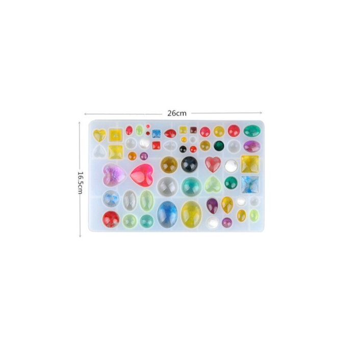 EPOKSİ REÇİNE ÇOKLU SİLİKON TAKI KALIBI - 221