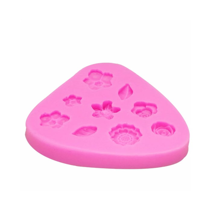 Çiçek Silikon Kalıp - Hobi Silikon Kalıbı -Kod:1128