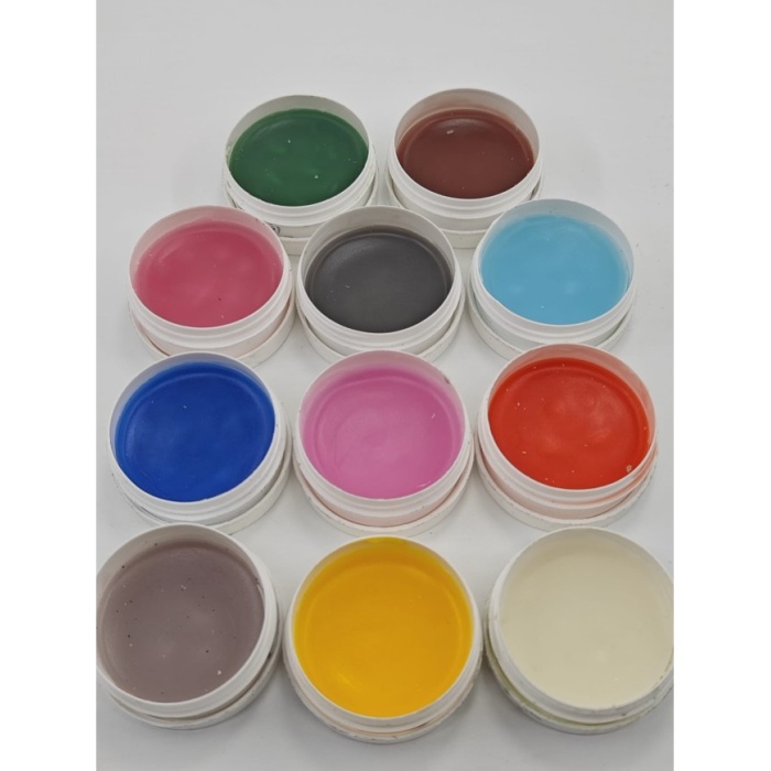 Sıvı Mum Boyası - Şarap Kırmızı - 20 ml