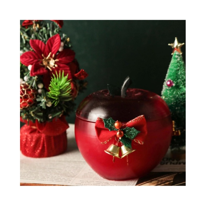 Noel Elması Mum Epoksi ve Beton Kalıbı - Kod: 1155B