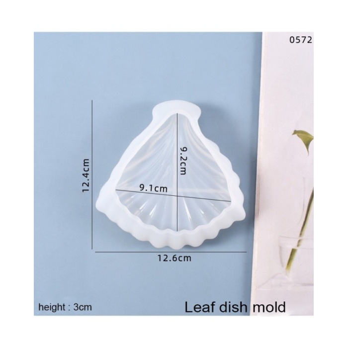 İstiridye Kase Epoksi ve Beton Silikon Kalıp - Kod: 1004C