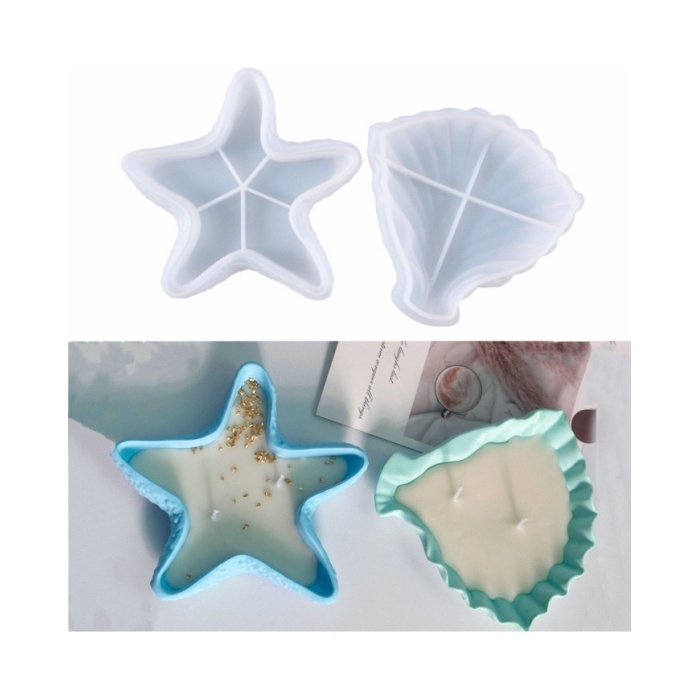 İstiridye Kase Epoksi ve Beton Silikon Kalıp - Kod: 1004C