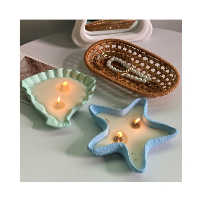 İstiridye Kase Epoksi ve Beton Silikon Kalıp - Kod: 1004C