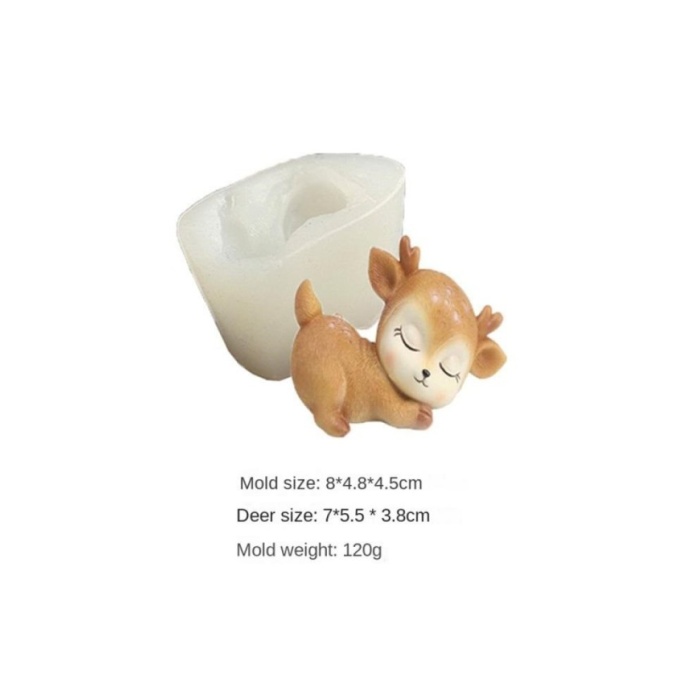 Sevimli geyik figürü Yan Yatan Model Kod M2