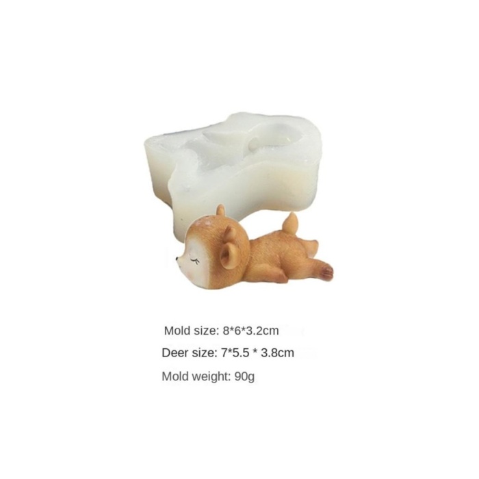 Sevimli geyik figürü Yüz Üstü Yatan Model Kod M3