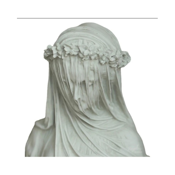 Peçeli Kadın Mum Silikon Kalıbı 8,5 cm - Kod:1100B