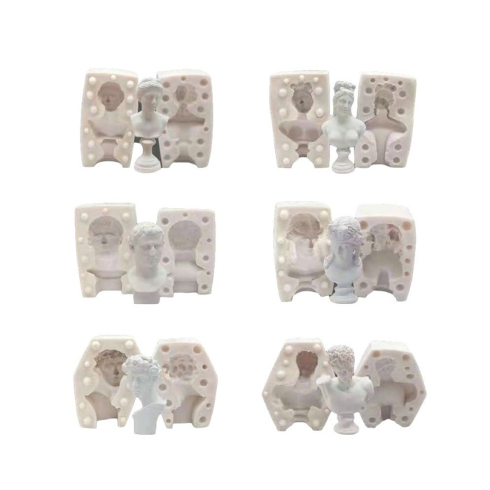 Gladyatör Mum Beton Pimli Silikon Kalıp Kod 1259E