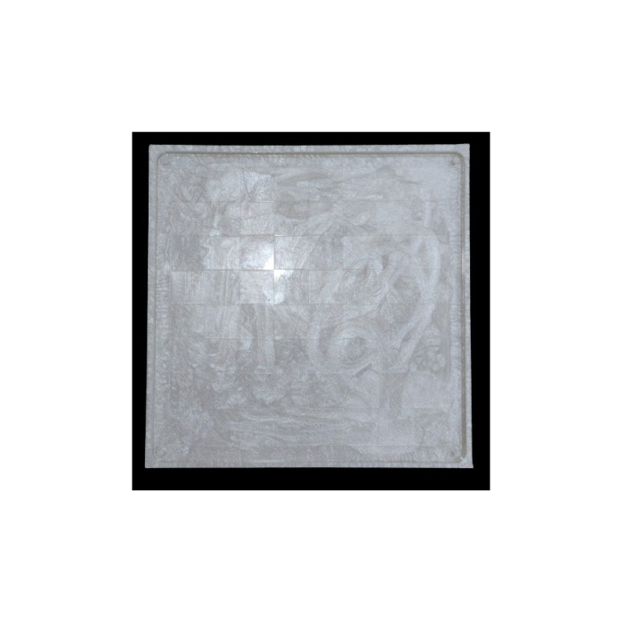 Satranç Altlığı Epoksi Reçine  Silikon Kalıbı Kod 1046