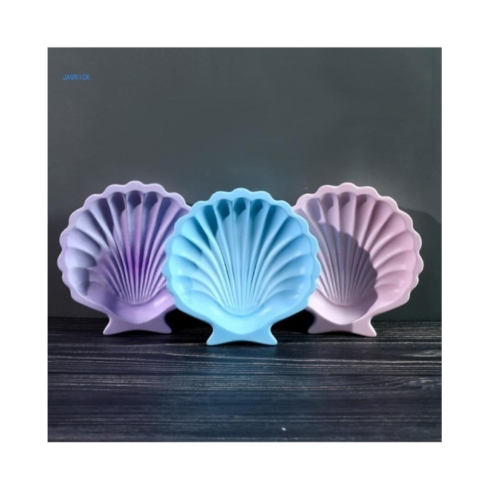 İstiridye Yuvarlak Kase Epoksi ve Beton Silikon Kalıp - Kod: 1021B