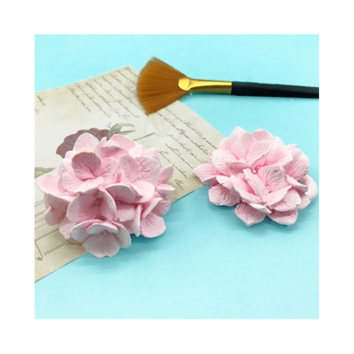 Ortanca Çiçeği Epoksi Mum ve Beton Kalıbı - Kod: 1279