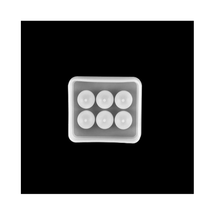 5 adet - Reçine  Epoksi silikon Boncuk Kalıbı -12mm- 161