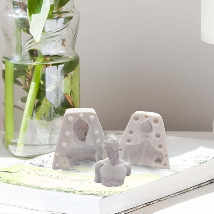 Gladyatör Mum Beton Pimli Silikon Kalıp Kod 1259E