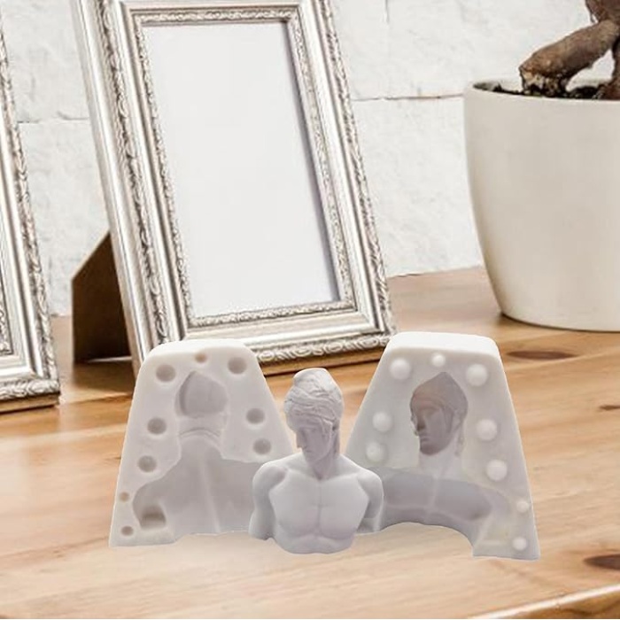 Gladyatör Mum Beton Pimli Silikon Kalıp Kod 1259E