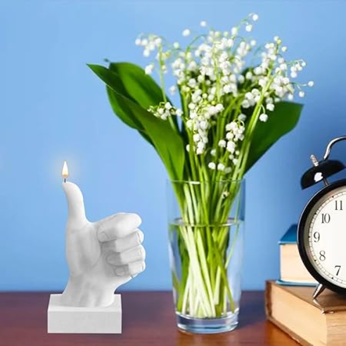 Tamam İşareti Dekoratif Beton Kalıbı - Hobi Silikon Kalıbı -Kod:1075