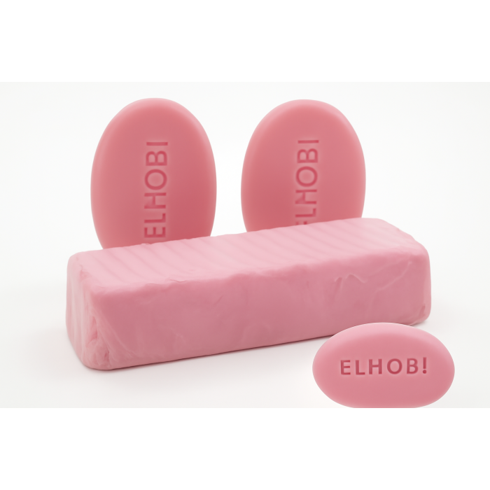 1 KG - Pembe Renk -Sabun Bazı