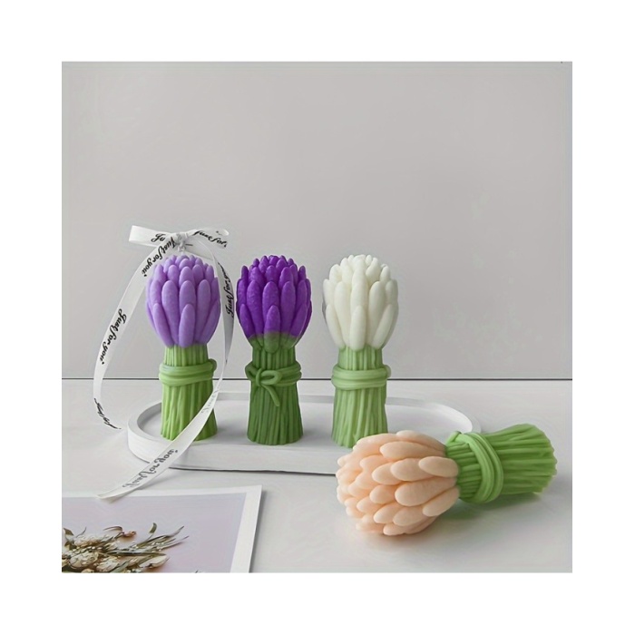 Lavanta  Demeti Mum & Sabun Silikon Kalıp Modeli Kod