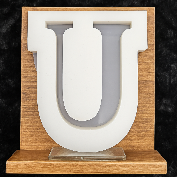 U Harfi Epoksi Beton Mum Kalıp - L Boy