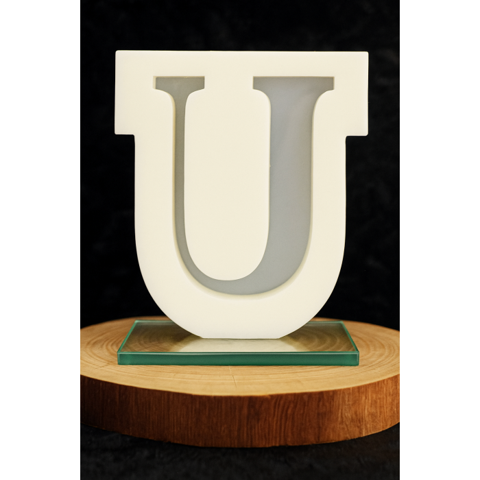 U Harfi Epoksi Beton Mum Kalıp - L Boy