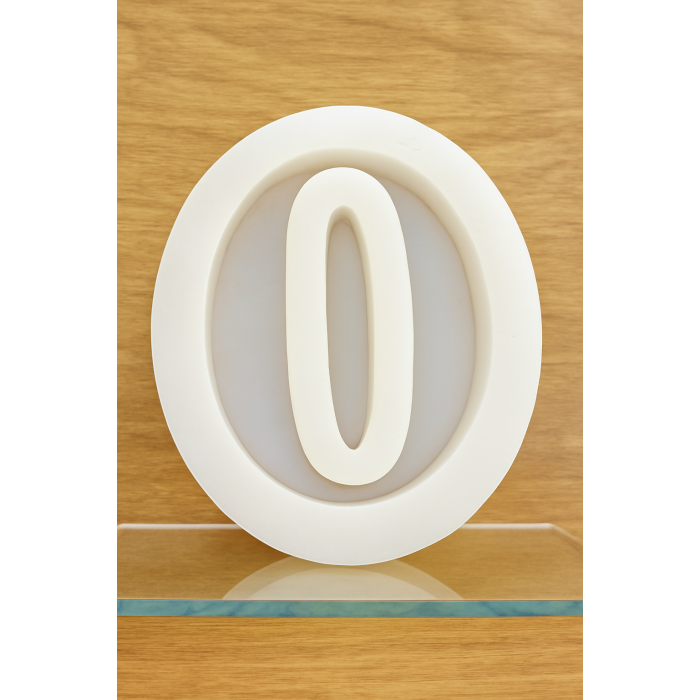 O Harfi Epoksi Beton Mum Kalıp - L Boy