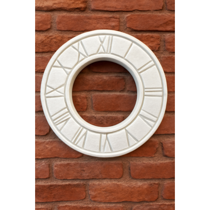 Roma Rakamlı 30 Cm Duvar Saat Kalıbı- Hobi Silikon Kalıbı - (Snt-R120inci)