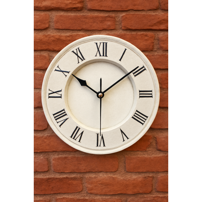 Roma Rakamlı 30 Cm Duvar Saat Kalıbı- Hobi Silikon Kalıbı - (Snt-R120inci)