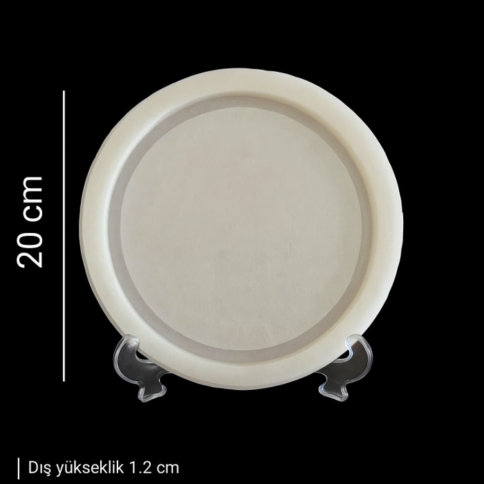 20 cm Silikon Tepsi Kalıbı - Yuvarlak Tepsi Kalıbı