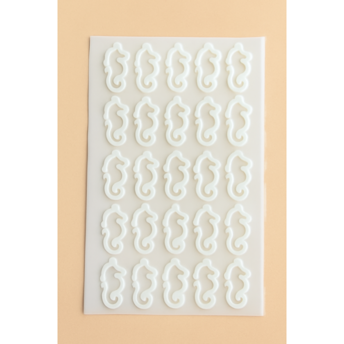 Deniz Atı Modeli - Magnet Anahtarlık Epoksi ve Beton Kalıbı ( 25li )