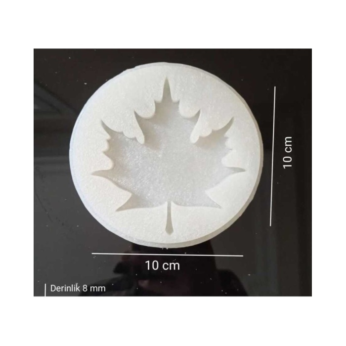 5 Adet - Çınar Yaprağı - Hobi Silikon Kalıbı- Snt B106inci