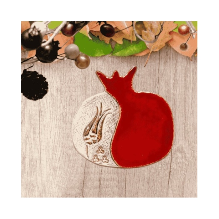 5 Adet Nar Bardak Altı Kalıbı - Hobi Silikon Kalıbı -Snt B105inci