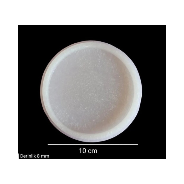 5 Adet 10cm - Tam Yuvarlak Bardak Altı Kalıbı - Snt B107inci