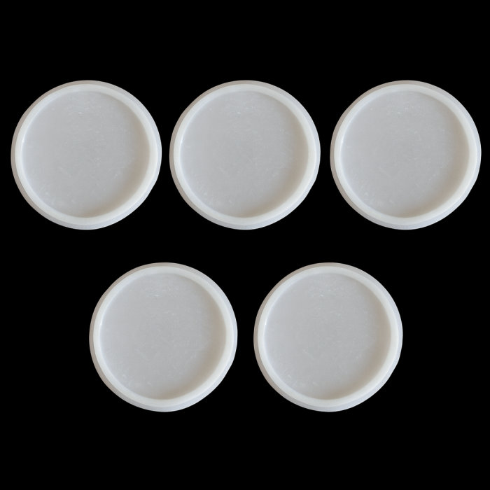 5 Adet 10cm - Tam Yuvarlak Bardak Altı Kalıbı - Snt B107inci