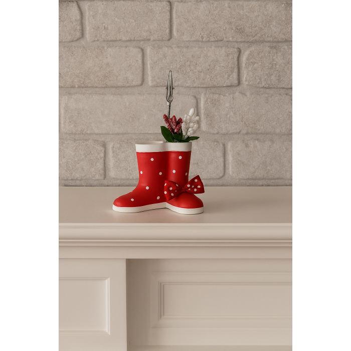 1 Adet Yılbaşı Çizmesi Fotoğraflık