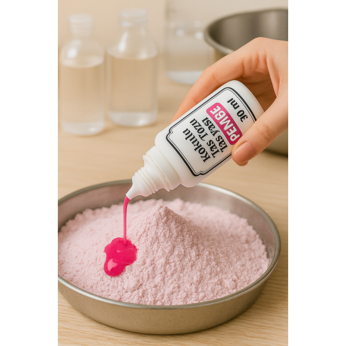 Pembe Renk -  Kokulu Taş Tozu Boyası - 30 ml