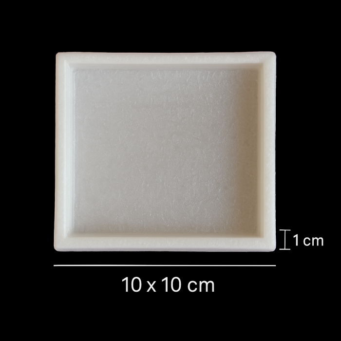 Kare  Bardak Altı Kalıbı - 10x10 cm -Snt B109inci