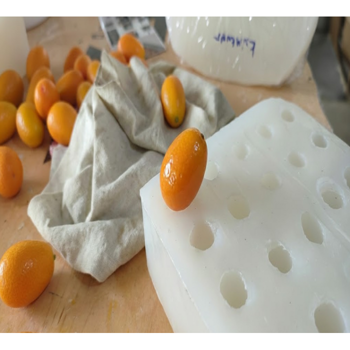 25li Kumkuat (Kamkat) Tasarımlı Silikon Kalıp - 3.5 cm Gerçekçi Form