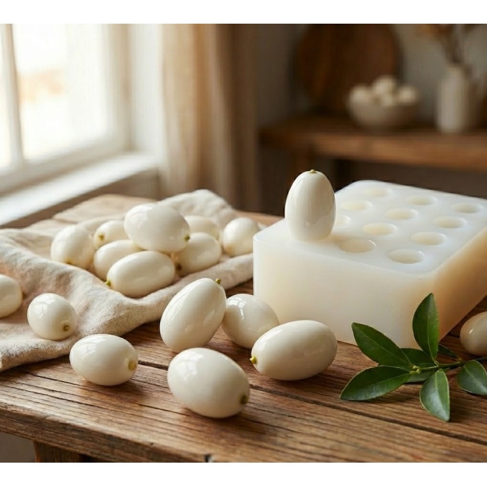 25li Kumkuat (Kamkat) Tasarımlı Silikon Kalıp - 3.5 cm Gerçekçi Form