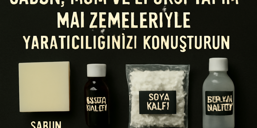 Sabun, Mum ve Epoksi Yapım Malzemeleriyle Yaratıcılığınızı Konuşturun