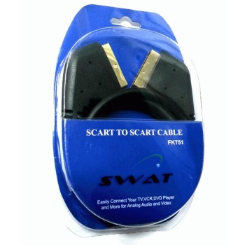Swat FKT51 1.5 Metre Scart To Scart Kablo