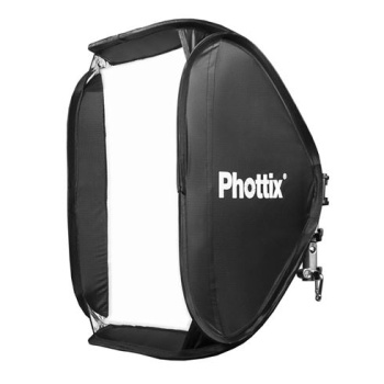 Phottix Transfolder 40x40cm Cerberus Flash Mount Kit Softbox